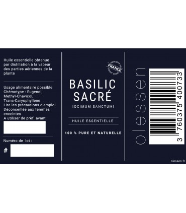Basilic Sacré - Huile essentielle