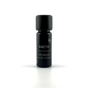 Flacon de 10 ml d’huile essentielle d’aneth Olessen, cultivée et distillée en Normandie