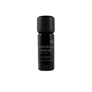 Flacon de 10 ml d’huile essentielle de camomille romaine Olessen, cultivée et distillée en Normandie