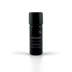 Flacon de 10 ml d’huile essentielle d’estragon Olessen, cultivée et distillée en Normandie