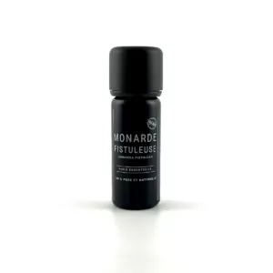 Flacon de 10 ml d’huile essentielle de monarde Olessen, cultivée et distillée en Normandie