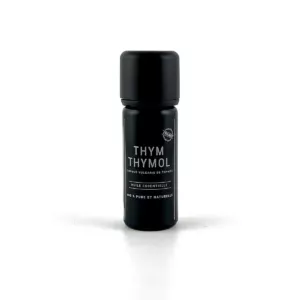 Flacon de 10 ml d’huile essentielle de thym à thymol Olessen, cultivée et distillée en Normandie